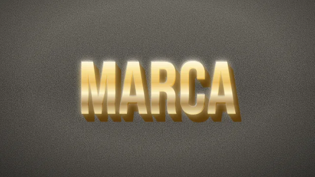 Correa lisa, ejemplo Marca