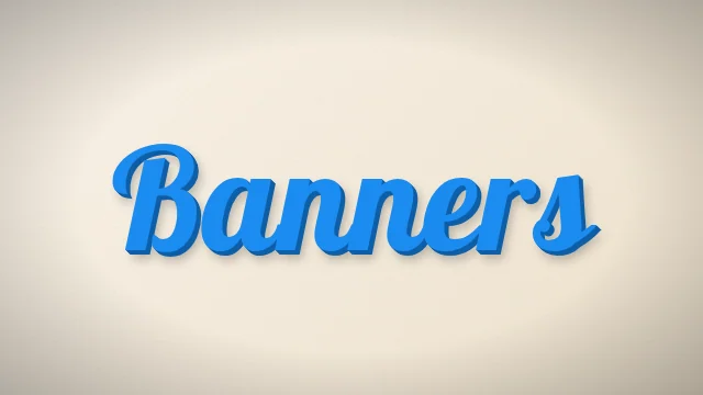 Banners: Pieza de tarde, ejemplo Ruta