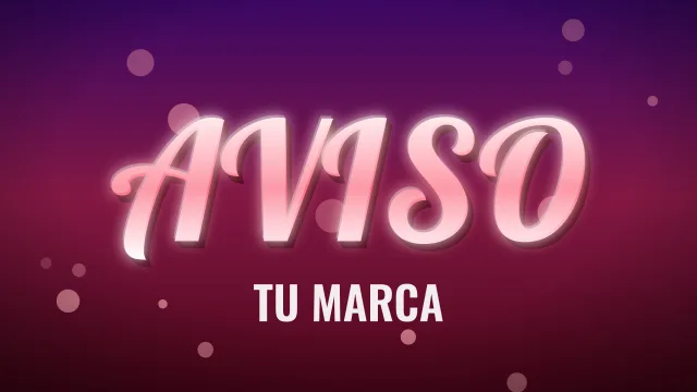 Banners: Portada simple, ejemplo Curso