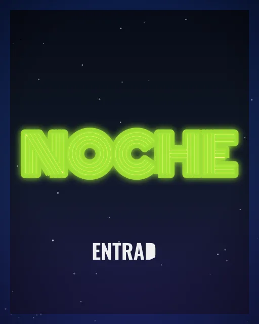 Eventos: Nombre del local: Nombre del local para eventos. Plantilla editable, con margen y el texto cambiable en el estudio.