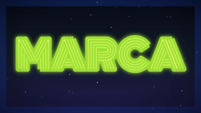 Estilo cromo de club, ejemplo Marca