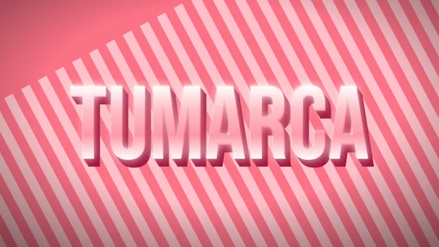 Estilo oro eléctrico, ejemplo TuMarca