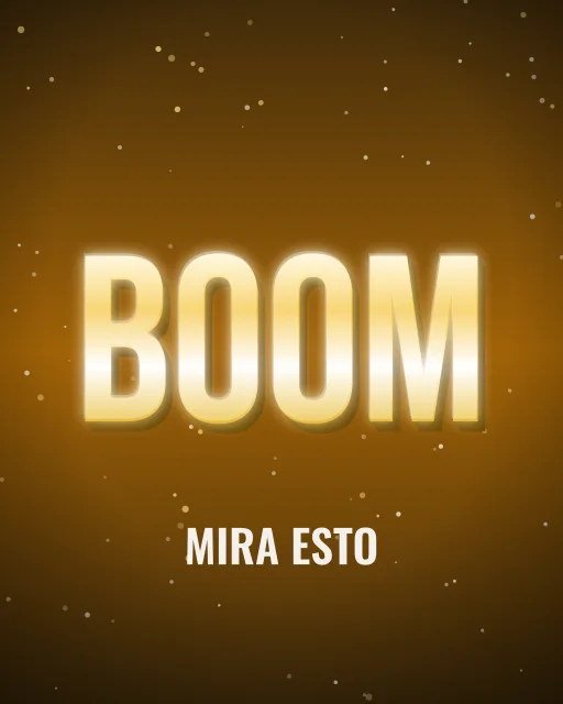 Oferta: Una palabra grande para un precio o un aviso corto.