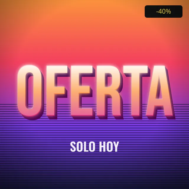 Contorno luminoso, ejemplo Menu