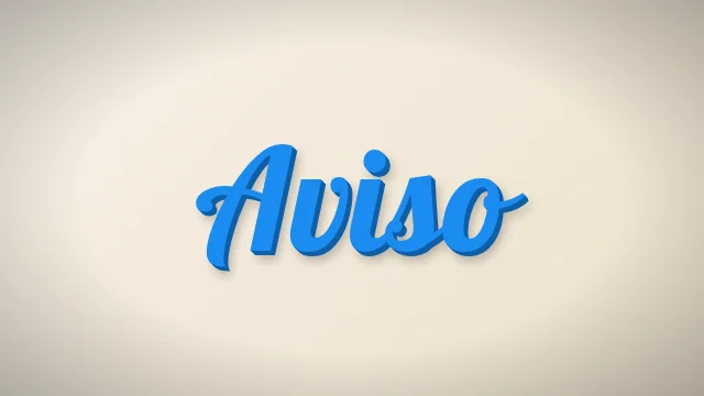 Eco, ejemplo Aviso