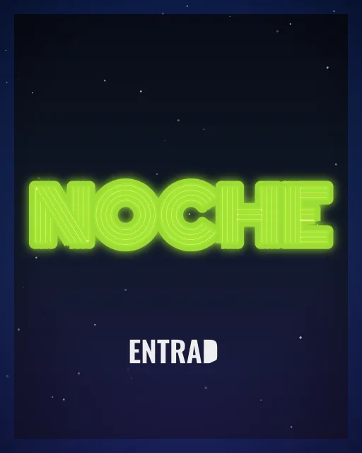Polvo de estrellas: Cartel de una fecha, un lugar o una entrada.
