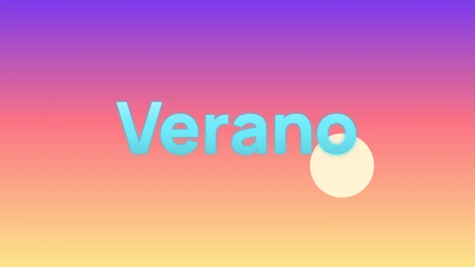 Verano, ejemplo Verano