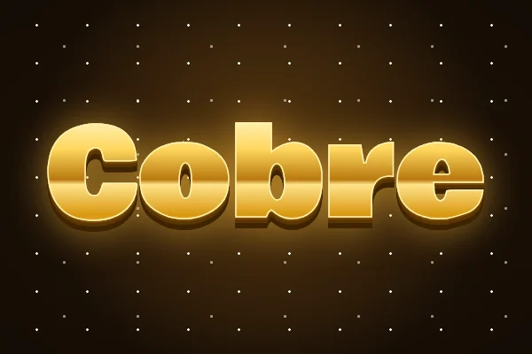Cobre, ejemplo Luces