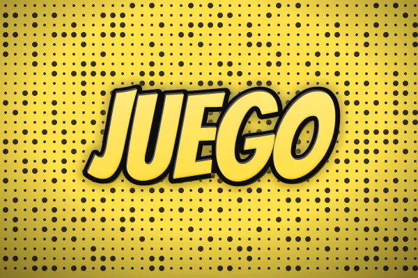 Confeti, ejemplo Juego