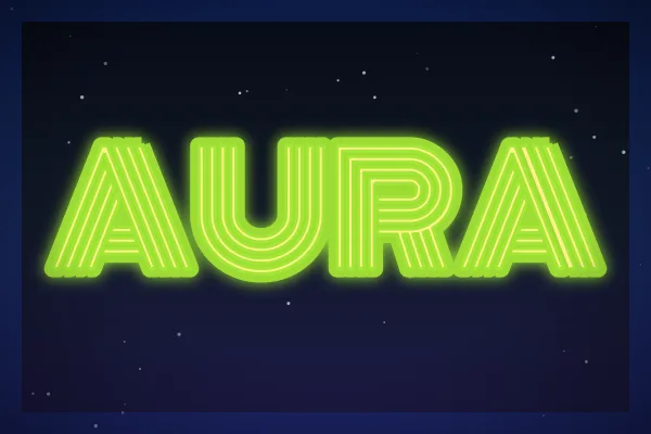 Cromo espejo, ejemplo Aura