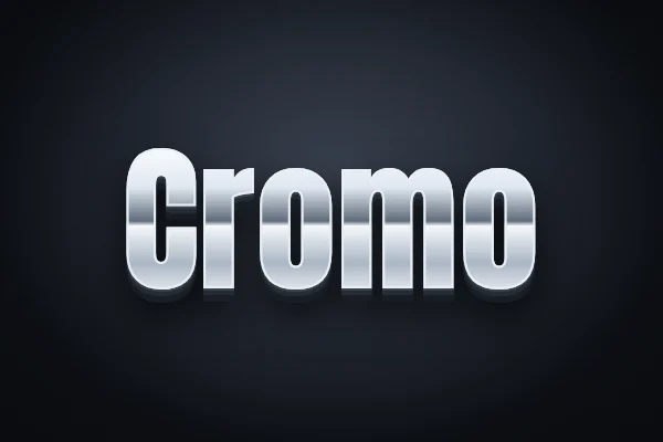 Cromo negro, ejemplo Mesa