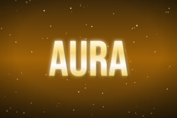 Degradado azul, ejemplo Aura