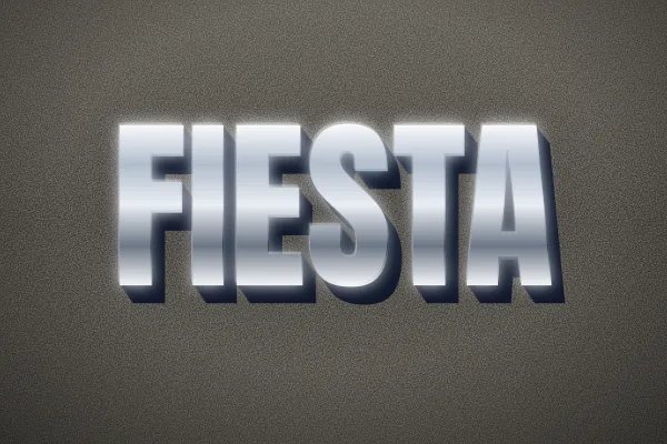 Lámina hinchada, ejemplo Fiesta