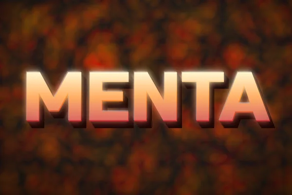 Gel menta, ejemplo Menta