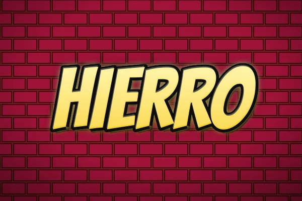 Óxido, ejemplo Hierro