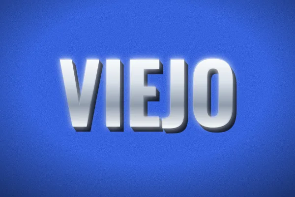 Hierro viejo, ejemplo Viejo