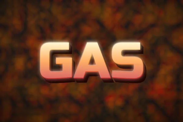 Llama azul, ejemplo Gas