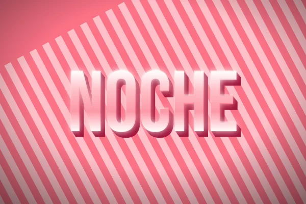 Mármol negro, ejemplo Noche