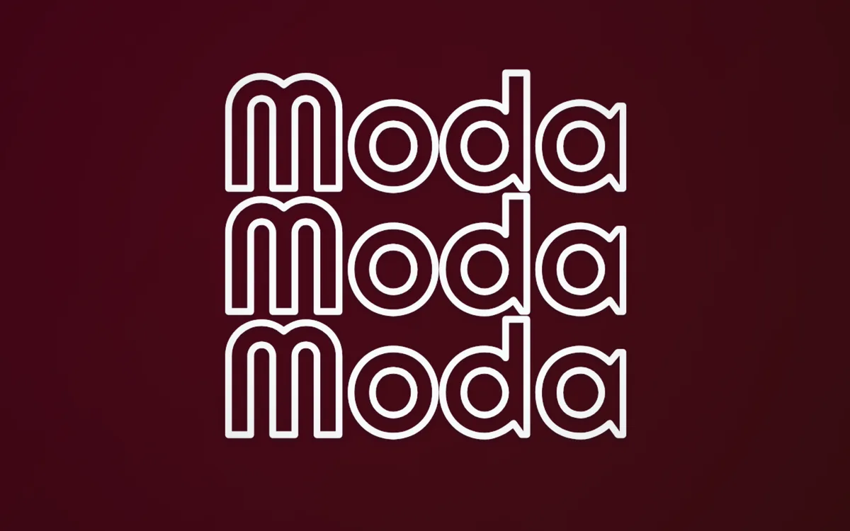 Moderno, ejemplo Moda