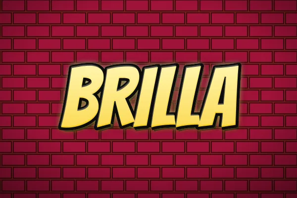 Neón azul, ejemplo Brilla