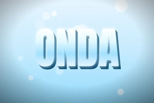 Neón ochenta, ejemplo Onda