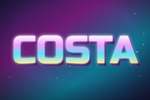 Oro rosa, ejemplo Costa