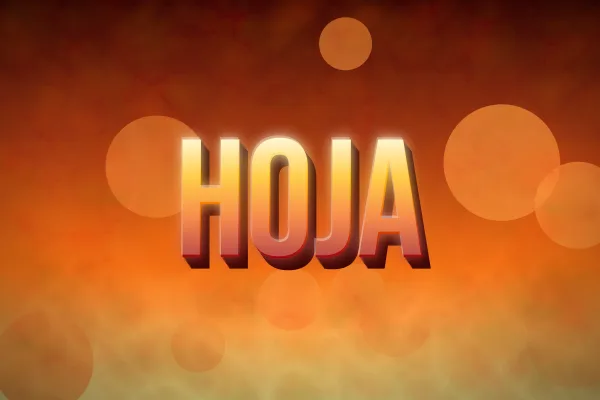 Oro verde, ejemplo Hoja
