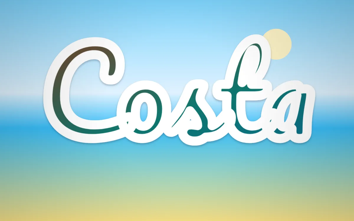 Playa, ejemplo Costa