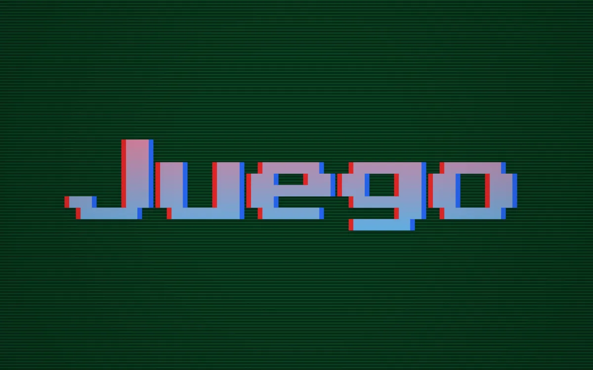 Retro videojuego, ejemplo Juego