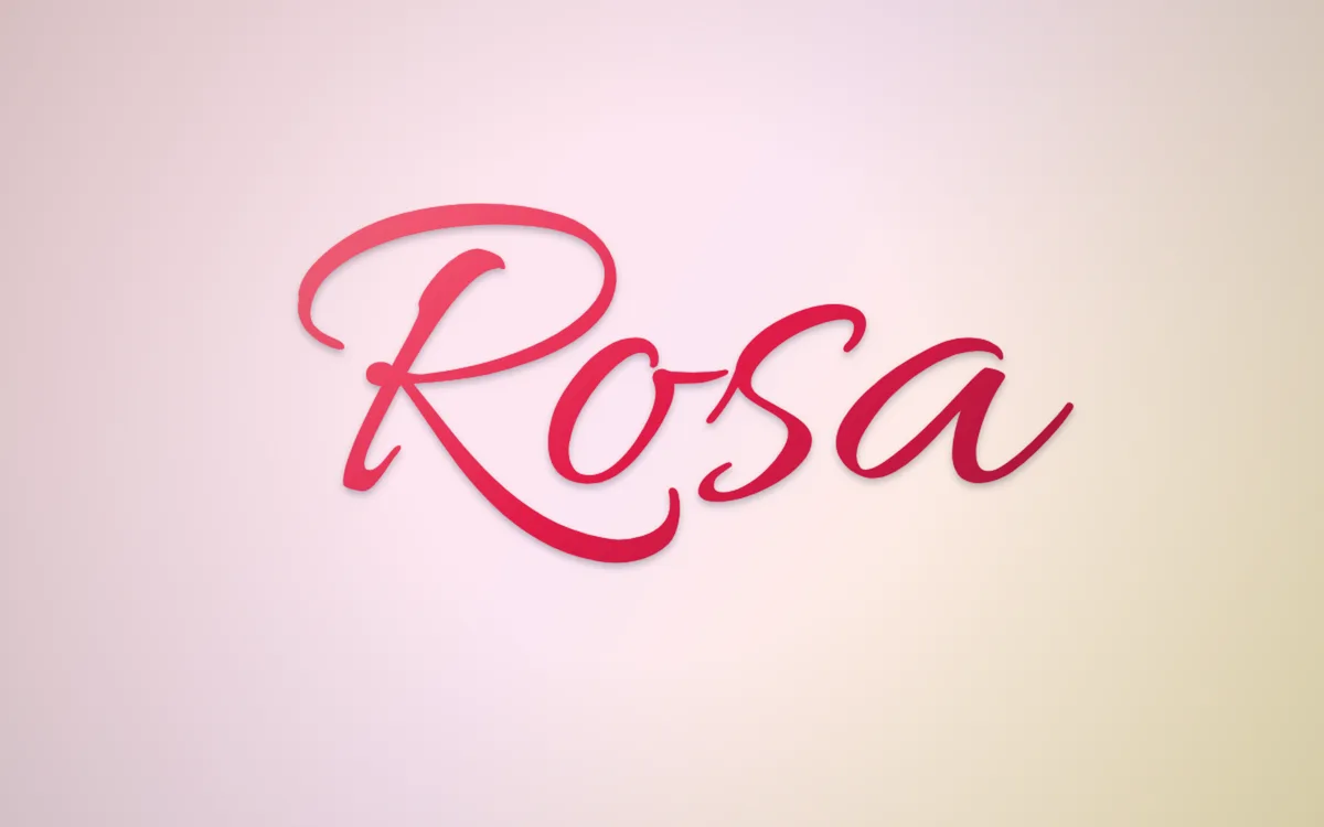Rosa fashion, ejemplo Rosa