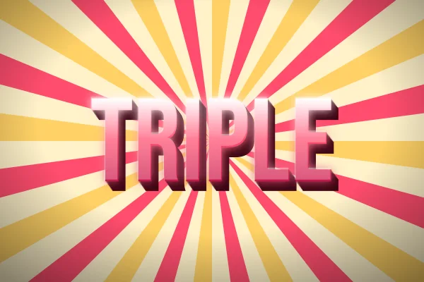 Triple línea, ejemplo Triple