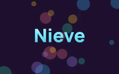 Brillantina hielo, ejemplo Nieve