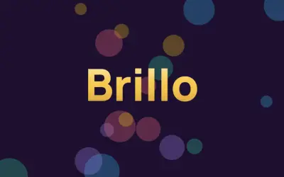 Brillantina oro, ejemplo Brillo