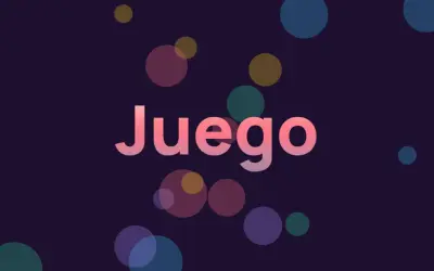 Confeti, ejemplo Juego