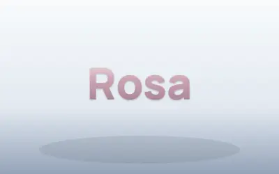 Cromo rosa, ejemplo Rosa