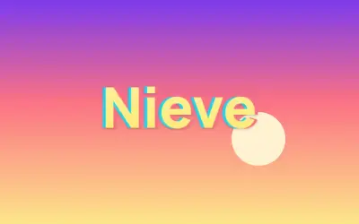 Disco, ejemplo Nieve