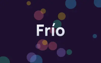 Escarcha fina, ejemplo Frío
