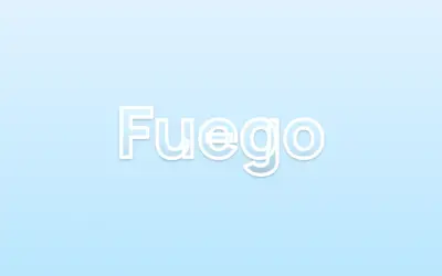 Escarcha, ejemplo Fuego