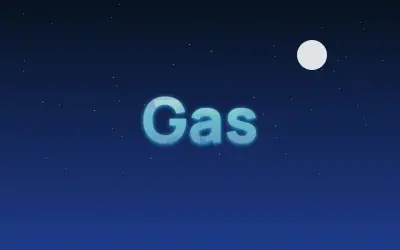 Llama azul, ejemplo Gas