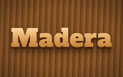 Madera clara, ejemplo Lino