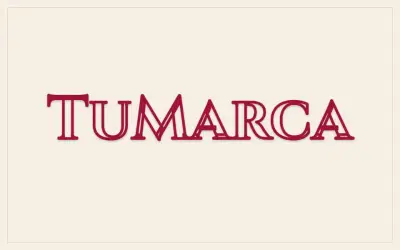 Estilo sello de estudio. Letra estilo discográfica: cuño de texto, sin logotipo de sello.
