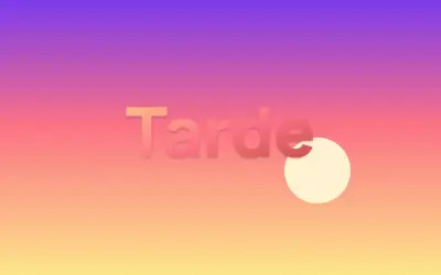 Sol bajo, ejemplo Tarde